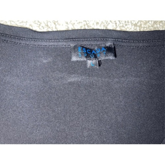 Escada Sport black Round Neck Baloon Sleeve Minimalist Monochrome size l - Picture 4 of 7